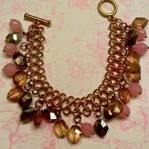 Charm Chainmail Beaded Bracelet